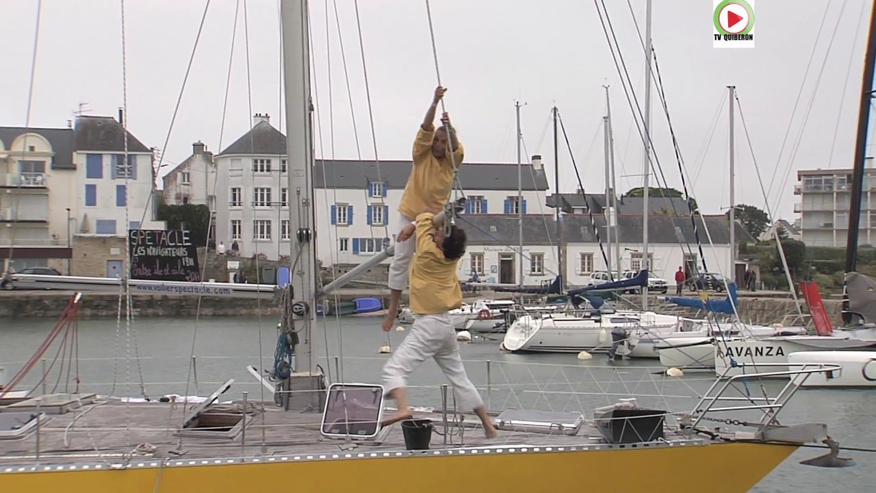 Quiberon  |Clowns et Acrobates sur un Voilier  | TV Quiberon 24/7