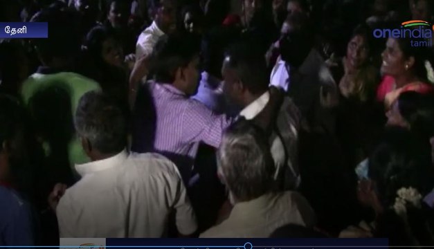 Clash Between OPS Supporter And Villagers-Oneindia Tamil