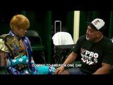 Keiji Mutoh has advice for his protege Sanada (March 13, 2014)