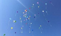 Tutuklu Cumhuriyet çalışanları için özgürlüğe balon uçurdular