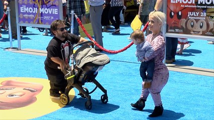 Terra Jole, Joe Gnoffo "The Emoji Movie" World Premiere