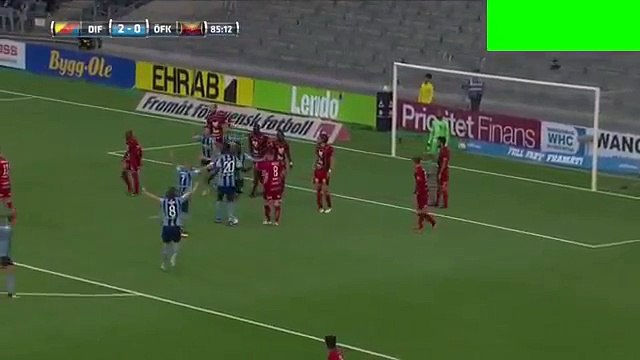 Djurgardens 3:0 Ostersunds (Swedish Allsvenskan 23 July 2017)