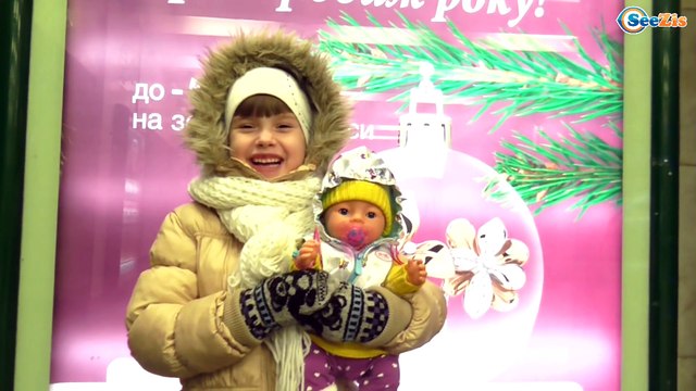 ✔ Беби Борн и Поля на главной Елке страны / Baby Born with Polya / The main Tree of the Country ✔