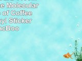 The Decal Guru 1195MAC15PW The Molecular Structure of Coffee Decal Vinyl Sticker 15