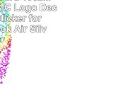 The Decal Guru 1302MAC13AS USMC Logo Decal Vinyl Sticker for 13 MacBook Air Silver