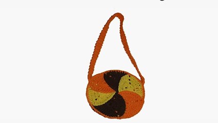 Cara Merajut Tas Bundar Cantik