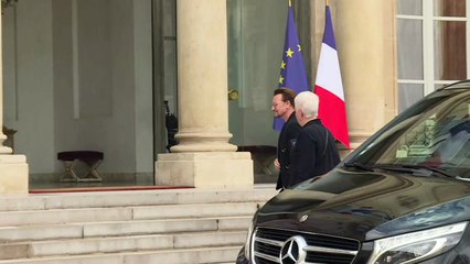 U2 frontman Bono meets French President for "ONE" NGO
