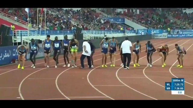 Il fait un faux départ mais continu quand meme sa course