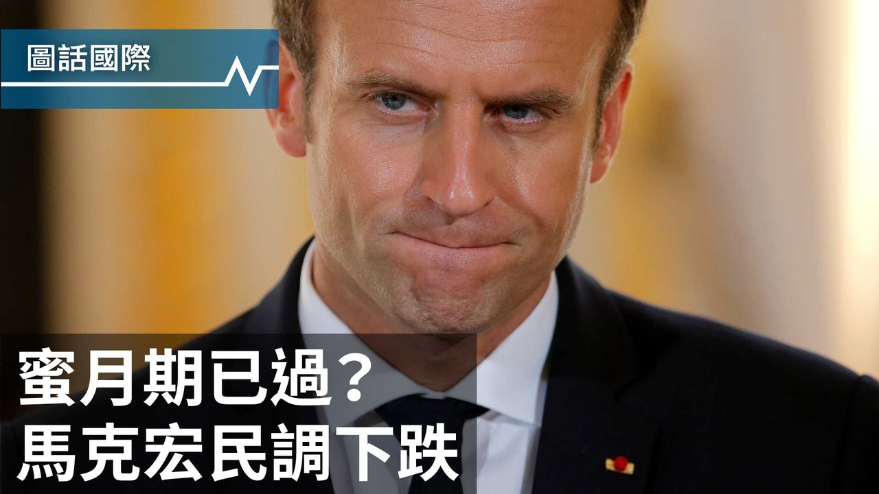 蜜月期結束 馬克宏支持率暴跌