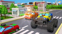 Caminhão e outros Veículos para Crianças | Oficina de Máquinas | Desenhos animados