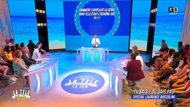 Gilles Verdez tacle Laurence Boccolini sur C8... qui lui répond sur Twitter : On s'en tape le coquillard avec une spatu