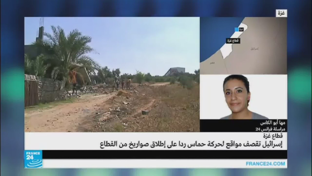إسرائيل تقصف مواقع لحماس