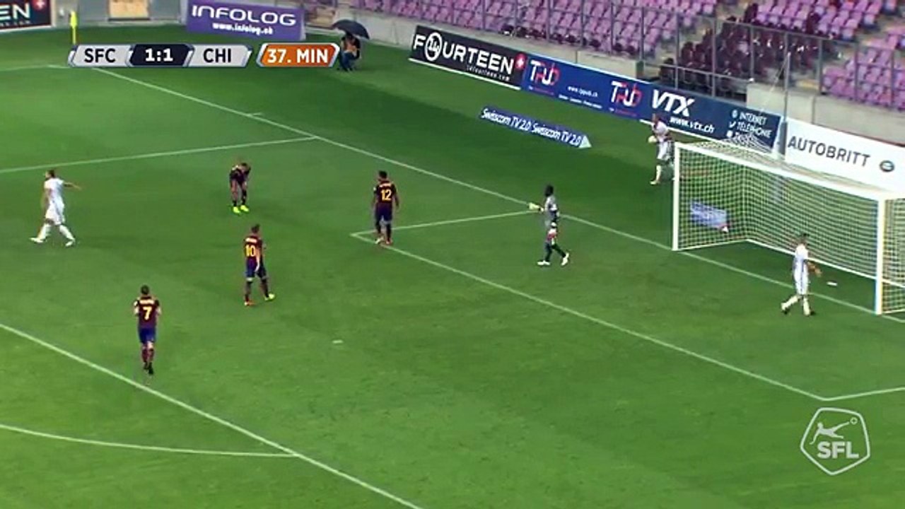 Servette 2:1 Chiasso (Swiss Challenge League 22 Juli 2017)