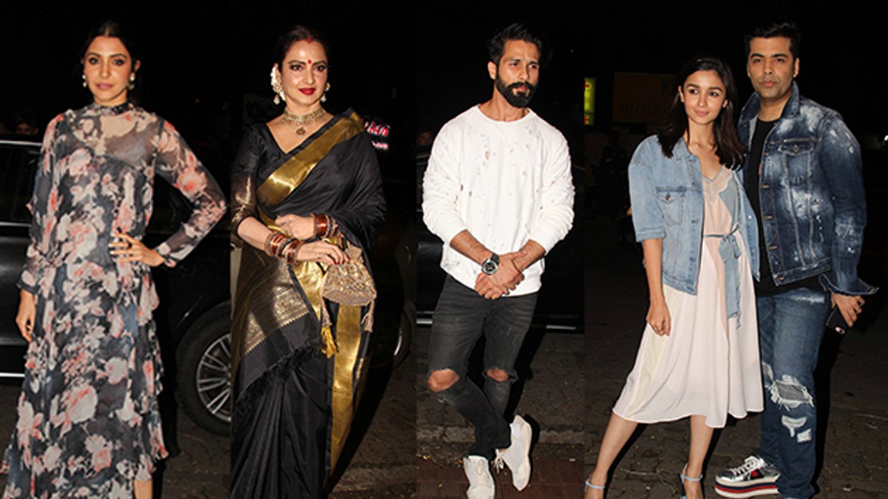 Bollywood Celebrities Attend Filmfare Editor Ji...