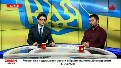 Фазыл Амзаев на телемарафоне АТР посвященному аннексии Крыма Россией 17.03.2017