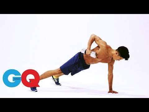 划船式伏地挺身｜GQ active