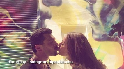 Karan-Bipasha display PDA, KISS in Public