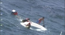Coast Guard Rescues Five From Capsized Boat off Topsail Island North Carolina