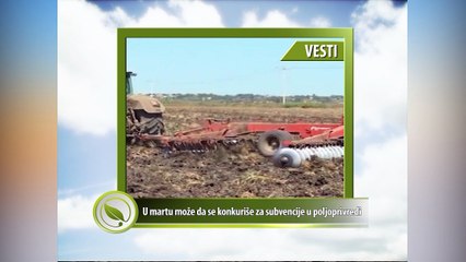 VESTI - U martu može da se konkuriše za subvencije u poljoprivredi