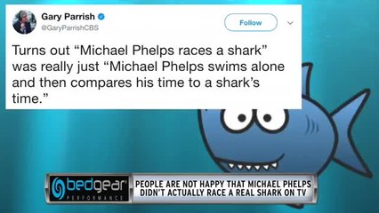 While You Were Sleeping: Twitter Outraged Over Fake Phelps Vs Shark