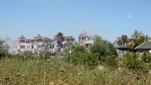 Antalya'da Depo ve Sazlık Alanda Yangın