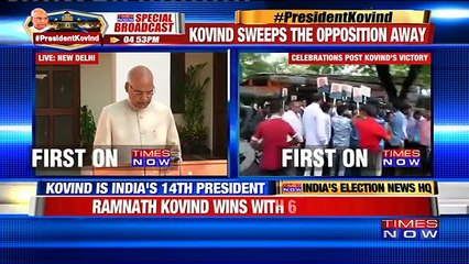Ram Nath Kovinds First Media Address After Winning The Presidential Election