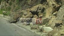Report TV - Shkatërrohet rruga që lidh parkun e Qafshtamës me Krujën