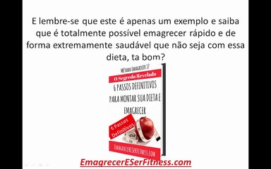 Dieta Para Emagrecer 3 Quilos Em 3 Dias