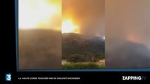 Corse : De violents incendies ravagent le nord du département (Vidéo)