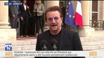Bono après sa rencontre avec Macron: 