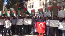 Şanlıurfa Akçakale'de, Israil Protestosu