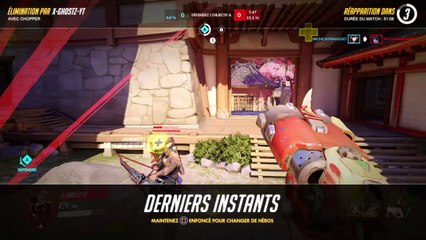 Overwatch: Origins Edition ma dernière game de placement omg je fini or