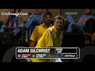 Shahid Afridi vs Adam gilchrist and flintoff