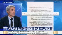 Document BFMTV - APL, une baisse décidée sous François Hollande