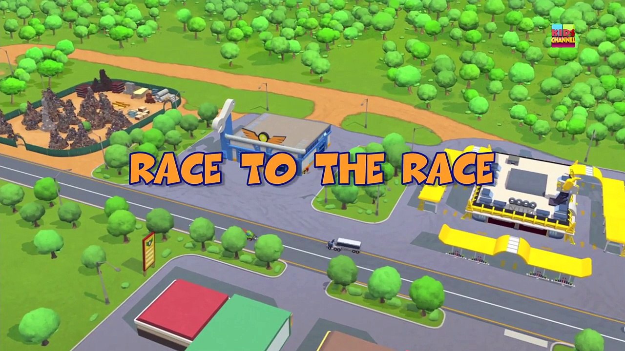 Chuck And Friends | Episode 5 | Race To The Race | Toy Truck Racing