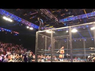 Jeff Hardy Slo-Mo Dive From the Top of the Cage From Final Resolution 2013