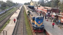 Sundarban Express Train Departing Jessore Railway Station in 4k