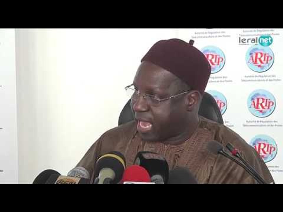 Conférence de presse du directeur général de l' ARTP