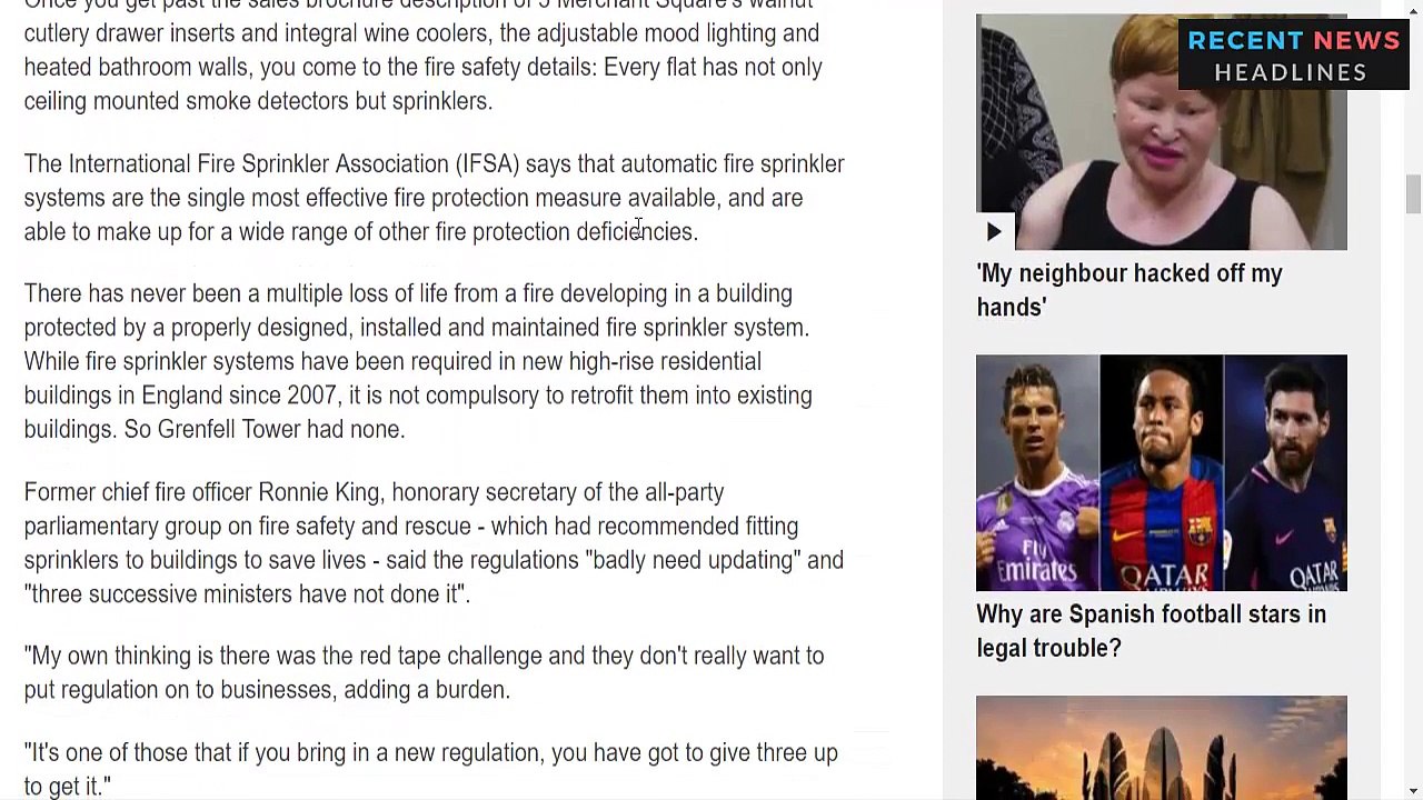 London fire_ A tale of two tower blocks