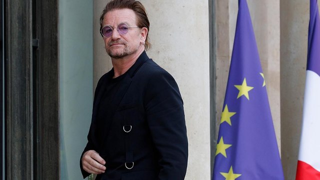 Francia: il leader degli U2 Bono da Macron conversazione abbastanza singolare