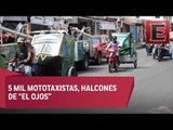Bicitaxis y mototaxis en Tláhuac