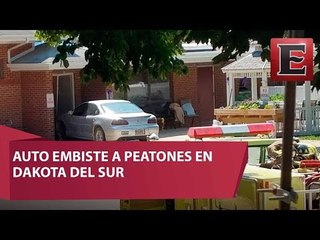 Último minuto: Coche atropella a multitud en Dakota del Sur
