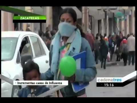 Incrementan casos y muertes por influenza AH1N1 en México