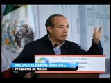 Calderón admite crisis en el sistema carcelario