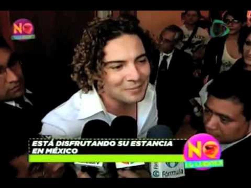 No lo Cuentes. David Bisbal enloquece a sus fanáticos en su visita a México