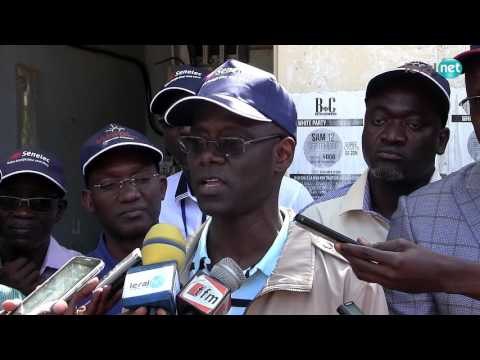 Visite du ministre de l'énergie accompagné par le DG de la SENELEC