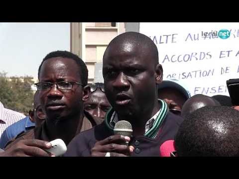 Oumar Waly Zoumaro donne les raisons de la marche du Grand Cadre