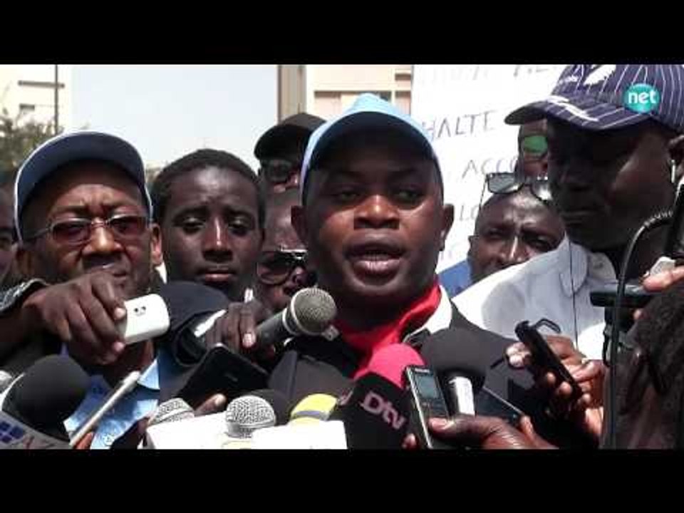 Mr Dianté à la marche des enseignants