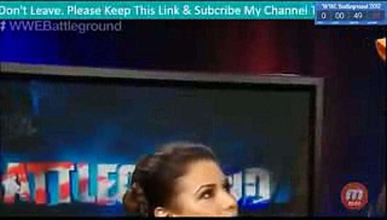 John Cena Backstage Interview Battleground 2017 Kickoff - WWE Battleground kickoff 23 July 2017..