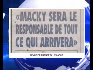 REVUE DE PRESSE WOLOF DU 25 AOUT 2014